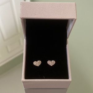 Silver Heart Earrings